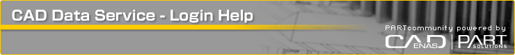 CAD Data Service - Login Help